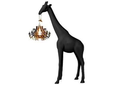 Qeeboo Giraffe In Love Black Floor Lamp QB28001BL