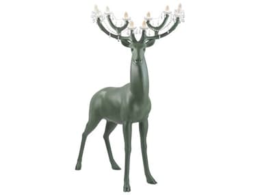 Qeeboo Sherwood Deep Forest Green Floor Lamp QB38001DF