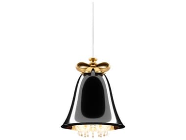 Qeeboo Mabelle 12-Light Black Bell Chandelier QB39001BL