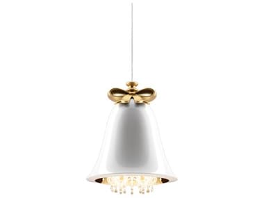 Qeeboo Mabelle 12-Light White Bell Chandelier QB39001WH