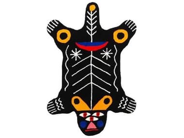 Qeeboo Oggian Kinotto Graphic Area Rug QB42106CH