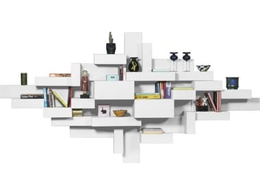 Qeeboo Primitive White Wall Bookshelf QB44001WH