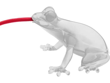 Qeeboo Hungry Frog Opal Clear Table Lamp QB59001OP