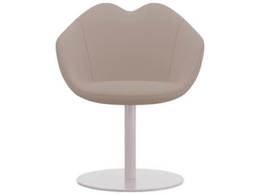 Qeeboo XOXO White Upholstered Arm Dining Chair QB68002WH