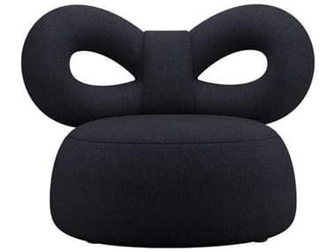 Qeeboo Ribbon Black Accent Chair QB82004DG