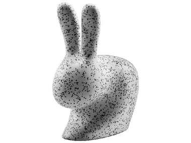 Qeeboo Rabbit Baby Gray Accent Chair QB90013WHBL