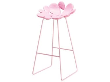 Qeeboo Outdoor Filicudi Pink Recycled Plastic Bar Stool QBO17003PIPI