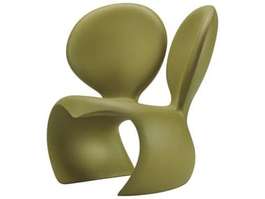 Qeeboo Outdoor Don't F**K With The Mouse Green Recycled Plastic Lounge Chair QBO52001GE