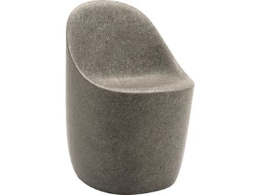 Qeeboo Outdoor Cobble Grey Mix Recycled Plastic Dining Chair QBO63001GYM