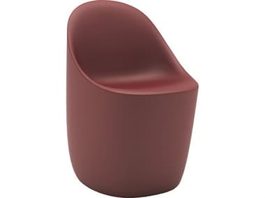 Qeeboo Outdoor Cobble Indian Red Recycled Plastic Dining Chair QBO63001IR