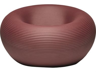 Qeeboo Outdoor Nami Indian Red Recycled Plastic Lounge Chair QBO65001IR