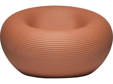 Qeeboo Outdoor Nami Terracotta Recycled Plastic Lounge Chair QBO65001TE