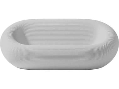 Qeeboo Outdoor Nami Stone White Mix Recycled Plastic Sofa QBO65002WHM