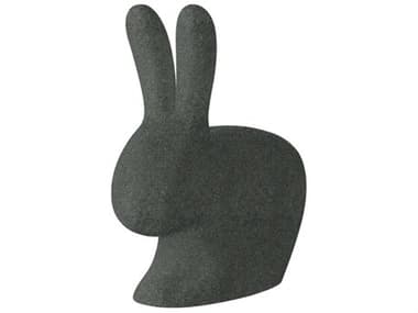 Qeeboo Outdoor Rabbit Grey Mix Recycled Plastic Lounge Chair QBO90001GRM