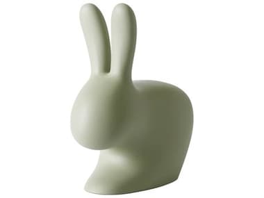 Qeeboo Outdoor Rabbit Balsam Green Recycled Plastic Lounge Chair QBO90002GE