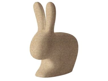 Qeeboo Outdoor Rabbit Golden Sand Mix Recycled Plastic Lounge Chair QBO90002GSM