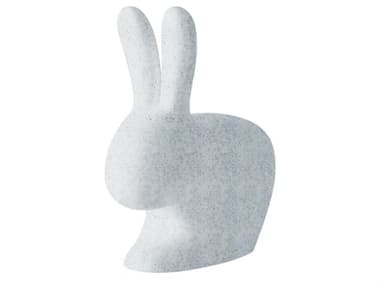 Qeeboo Outdoor Rabbit White Mix Recycled Plastic Lounge Chair QBO90002WHM