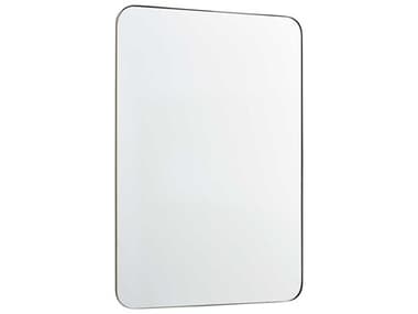 Quorum Silver Rectangular Stadium Wall Mirror QM12243661