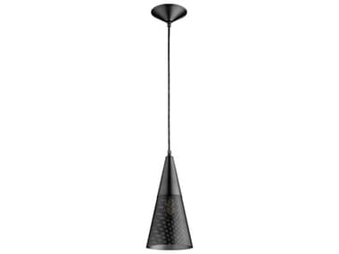 Quorum 1-Light Matte Black Mini Pendant QM131659