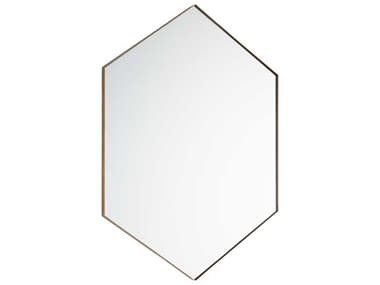 Quorum Gold Hexagon Wall Mirror QM13243421