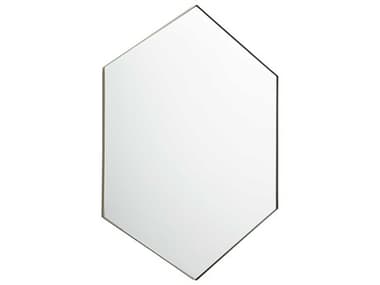 Quorum Silver Hexagon Wall Mirror QM13284061