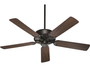 Quorum All-weather Allure Oiled Bronze 52'' Wide Outdoor Ceiling Fan with Walnut Blades QM14652586