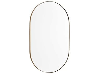 Quorum Gold Oval Capsule Wall Mirror QM15203221