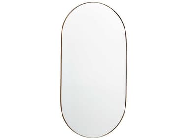 Quorum Gold Oval Capsule Wall Mirror QM15214021