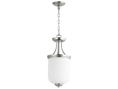 Quorum Enclave 2-Light Satin Nickel Mini Pendant QM2759965