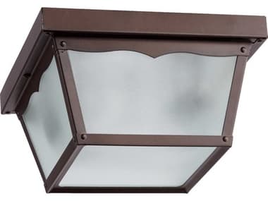 Quorum Oiled Bronze 2-light Outdoor Ceiling Light QM3080986