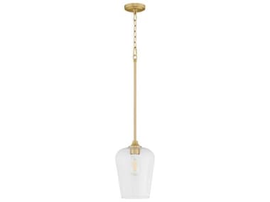 Quorum Raymond 1-Light Aged Brass Mini Pendant QM331380