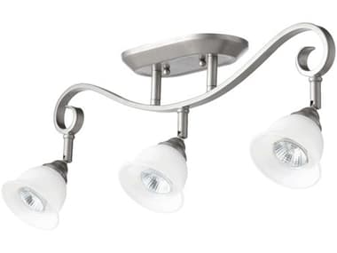 Quorum Celesta 3-Light Classic Nickel Traditional Track & Rail Light QM3853364