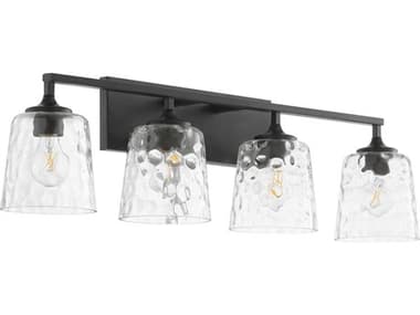 Quorum Eldorado 4-Light Matte Black Vanity Light QM50054159