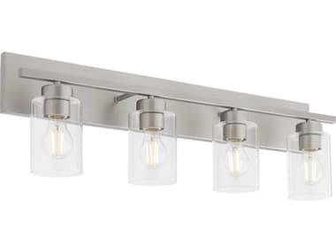 Quorum Carter 4-Light Satin Nickel Vanity Light QM5012465