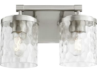 Quorum Starky 2-Light Satin Nickel Vanity Light QM517265