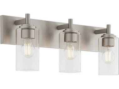 Quorum Fallstaff 3-Light Satin Nickel Vanity Light QM5200365