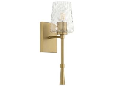 Quorum Goodwin 1-Light Aged Brass Wall Sconce QM52041180