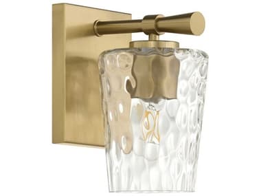 Quorum Goodwin 1-Light Aged Brass Wall Sconce QM5204180