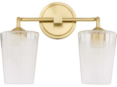 Quorum Providence 2-Light Aged Brass Vanity Light QM5238280