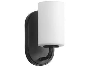 Quorum Rutherford 1-Light Matte Black Wall Sconce QM5307159