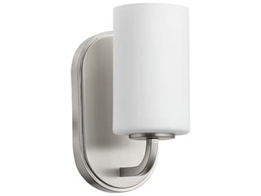 Quorum Rutherford 1-Light Satin Nickel Wall Sconce QM5307165