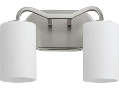 Quorum Rutherford 2-Light Satin Nickel Vanity Light QM5307265