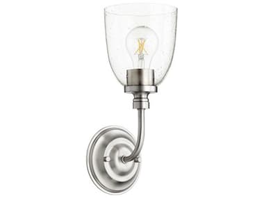 Quorum Rossington 1-Light Satin Nickel Wall Sconce QM55221265