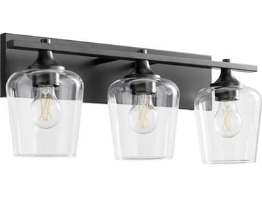 Quorum Veno 3-Light Matte Black Vanity Light QM558359