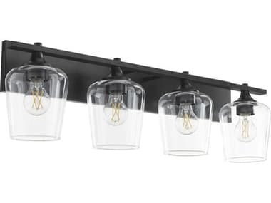 Quorum Veno 4-Light Matte Black Vanity Light QM558459