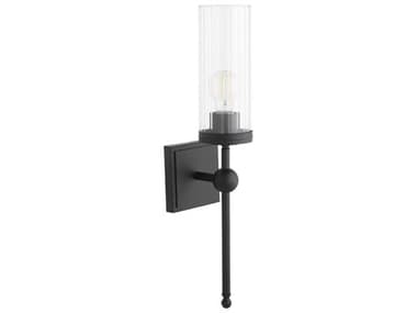 Quorum Lee Boulevard 1-Light Matte Black Wall Sconce QM560159