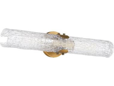 Quorum Meriam 2-Light Brushed Brass Vanity Light QM5932147