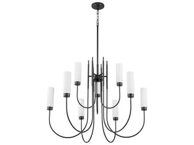 Quorum Jerome 9-Light Matte Black Candelabra Chandelier QM6024959