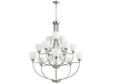 Quorum Enclave 15-Light Satin Nickel Chandelier QM60591565