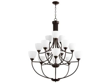 Quorum Enclave 15-Light Oiled Bronze Chandelier QM60591586